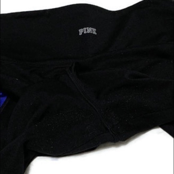 PINK | Black and Blue Sport Yoga Leggings with Details on Side Size Medium​​ - Picture 9 of 9